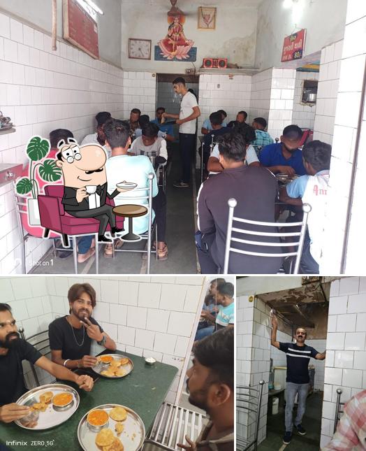 The interior of Shree Gayatri Restaurant
