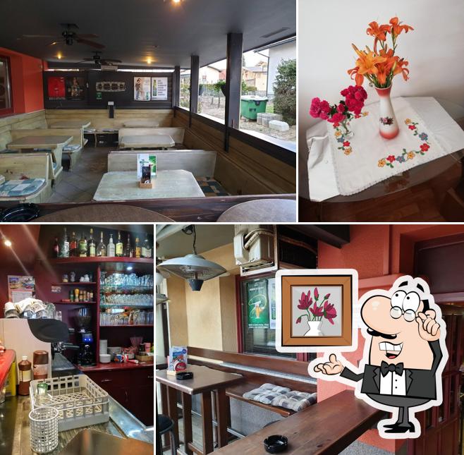 Gli interni di Dnevni bar Ščurek, Iztok Ščurek s.p