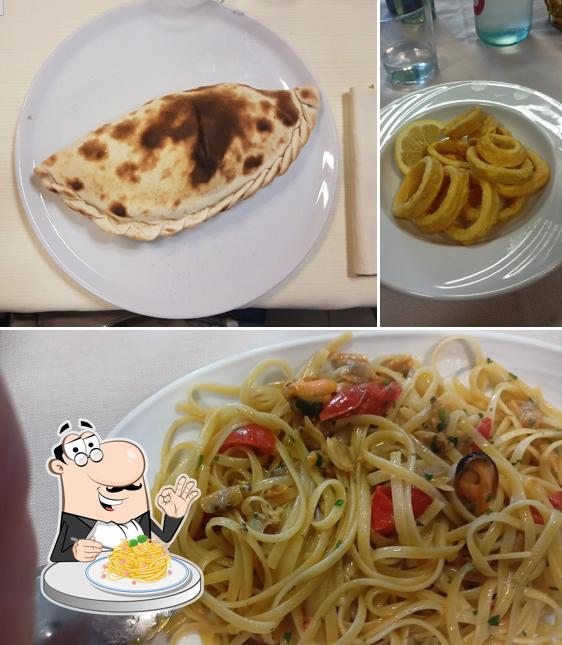 Spaghetti alla carbonara al Pizzeria Ponderose