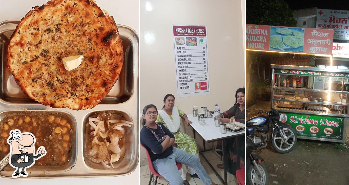 Check out how Krishna kulcha and dosa house looks inside