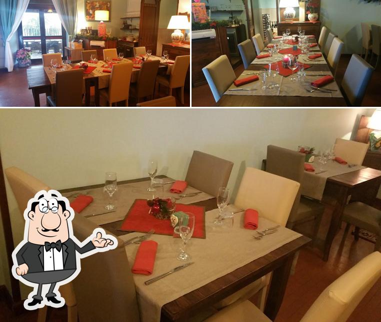 Gli interni di Locanda del Morlacchi