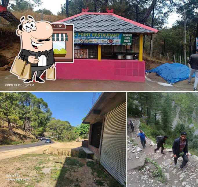 The exterior of Picnic point restaurant