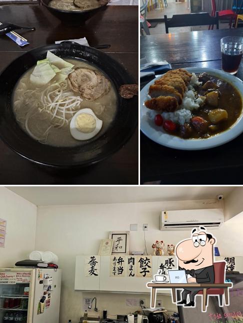 O interior do Umami Deli - Comida Oriental