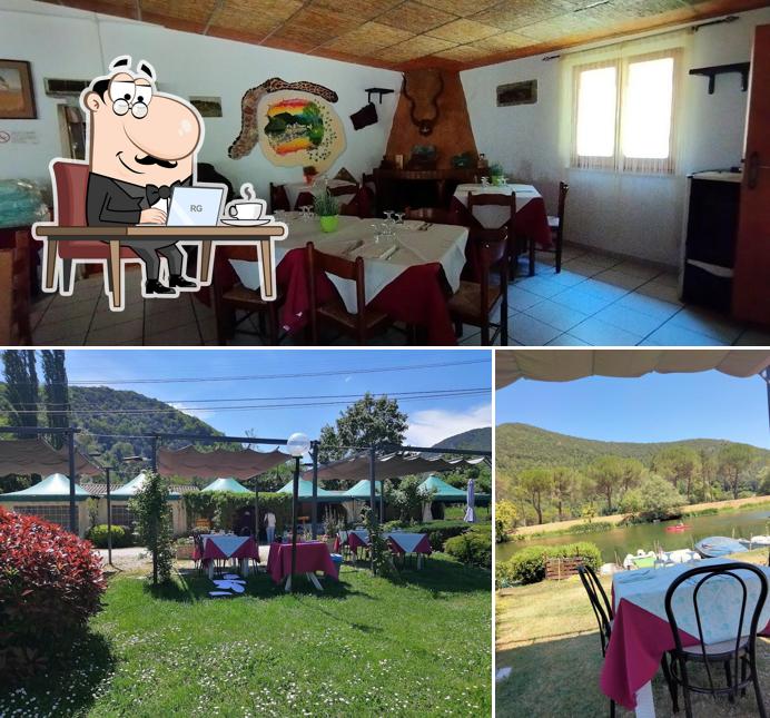Gli interni di Trattoria Lilli