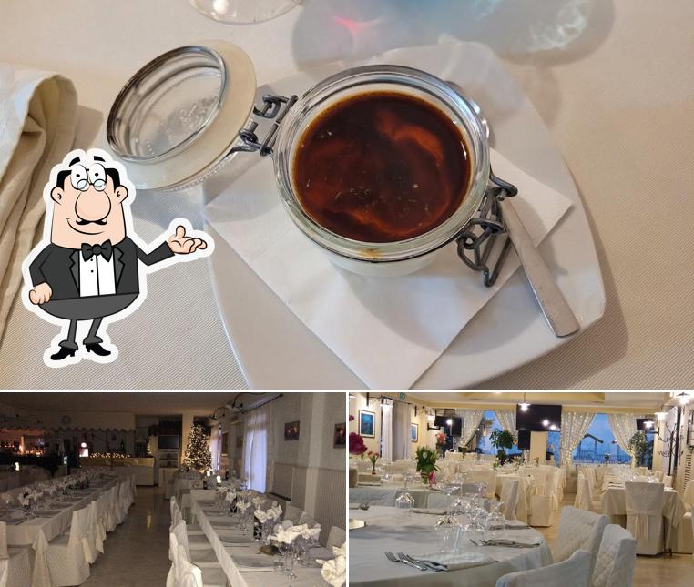 Questa è la foto che presenta la interni e cibo di Ristorante Da Nonna Lea
