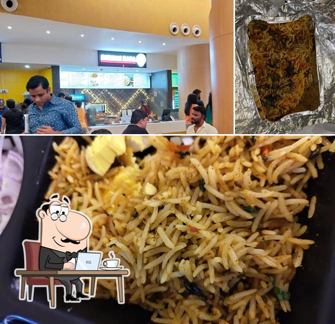 The interior of Biryani Baba