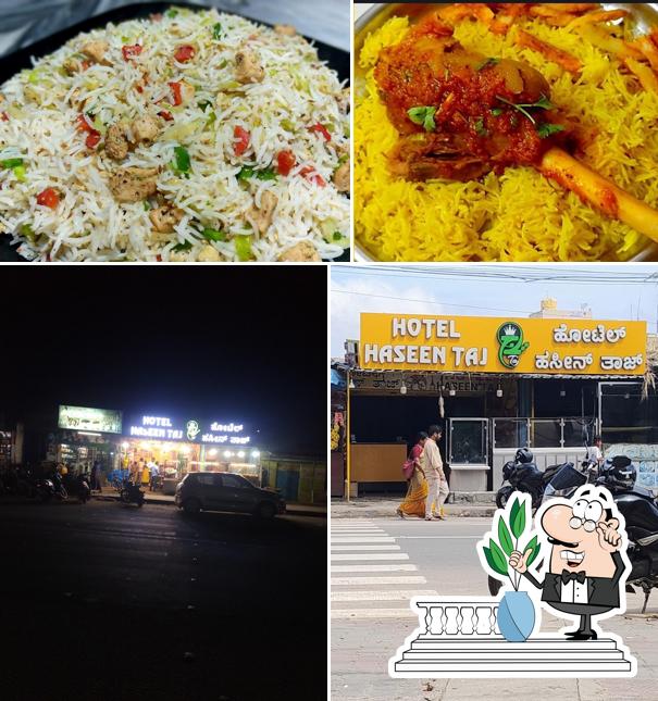 Hotel haseen taj(B1) is distinguished by exterior and food