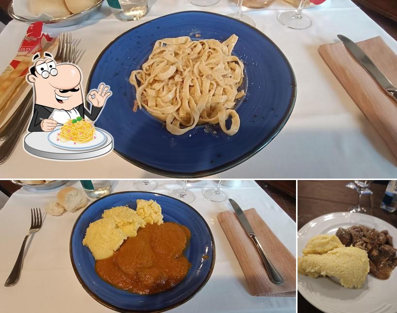 Spaghetti alla carbonara al Ristorante Tricudai