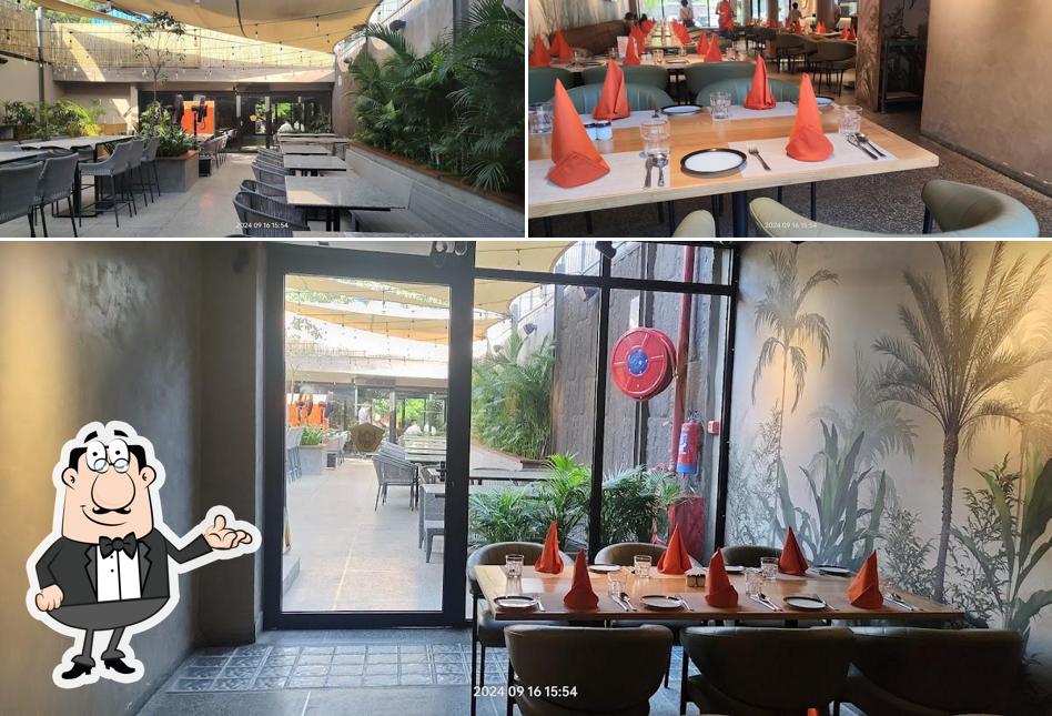 The interior of Tiger Five Chandigarh