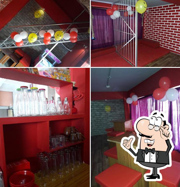 The interior of B Lounge