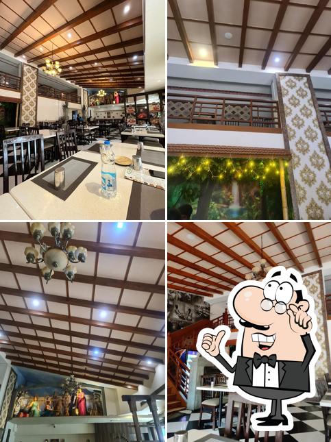 The interior of Raaju Sri Rayappas Restaurant