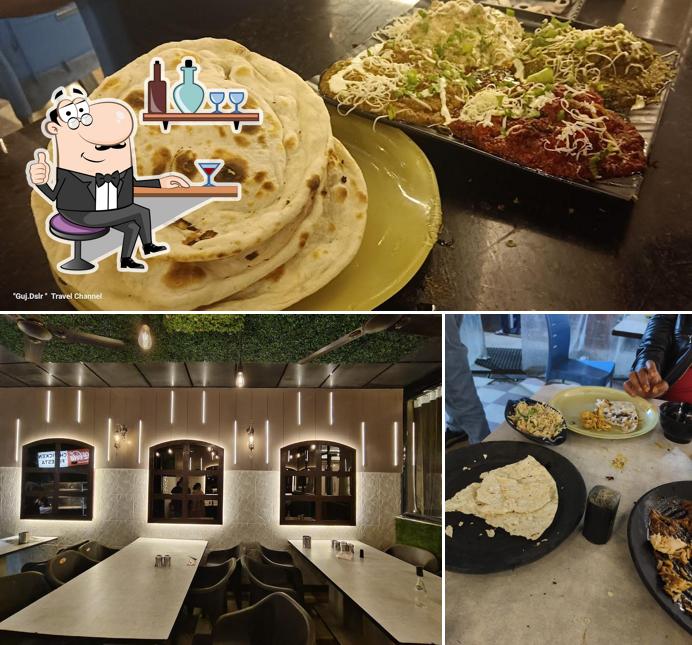 Check out the picture showing interior and food at Chicken fiesta by nisar hotel