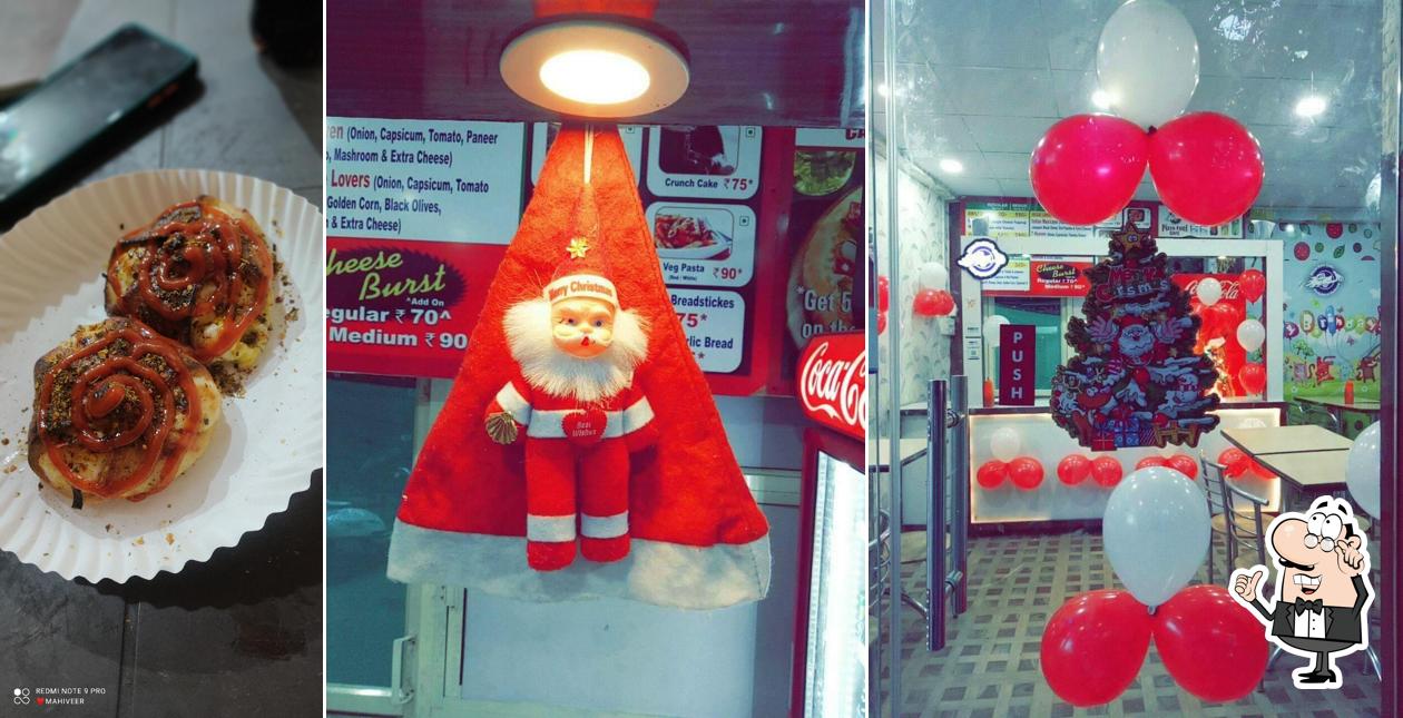 Take a seat at one of the tables at Pizza Fuel Cafe