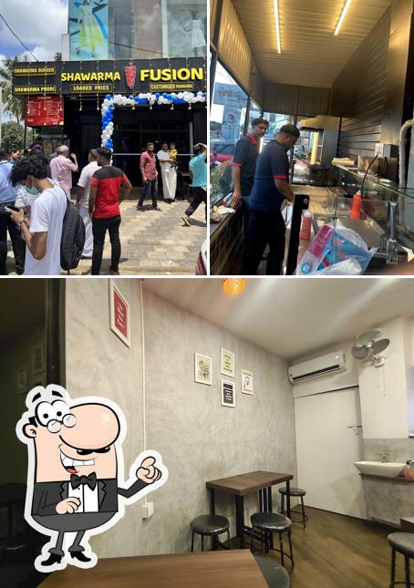 The interior of Shawarma Fusion Pmna