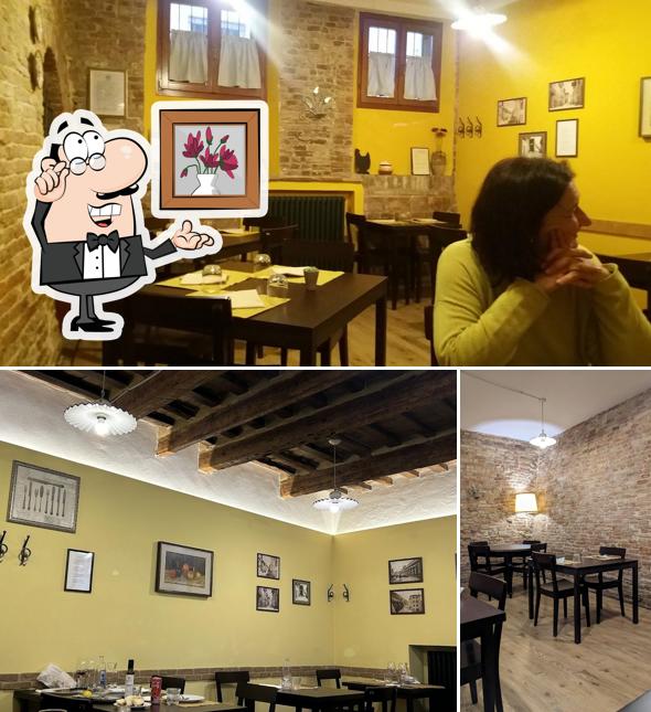 Gli interni di Trattoria Antonietta