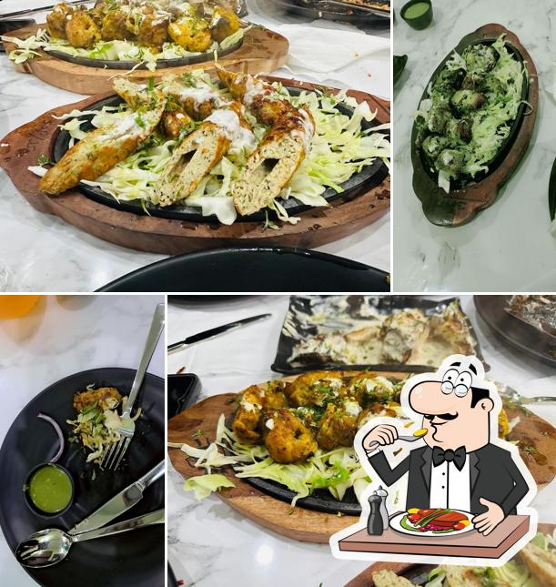 Food at The Tandoori Bites Restaurant