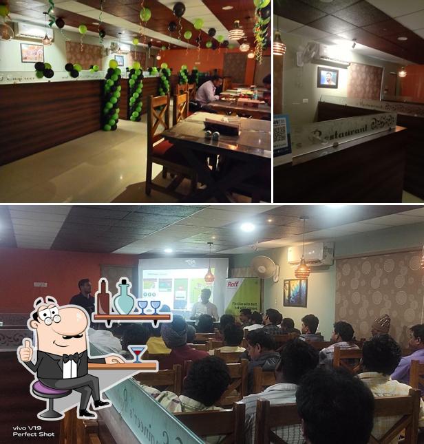 The interior of Akshara family restaurant