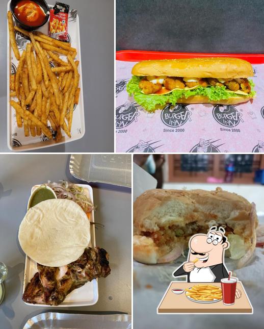 French fries at Burger Inn Ottapalam