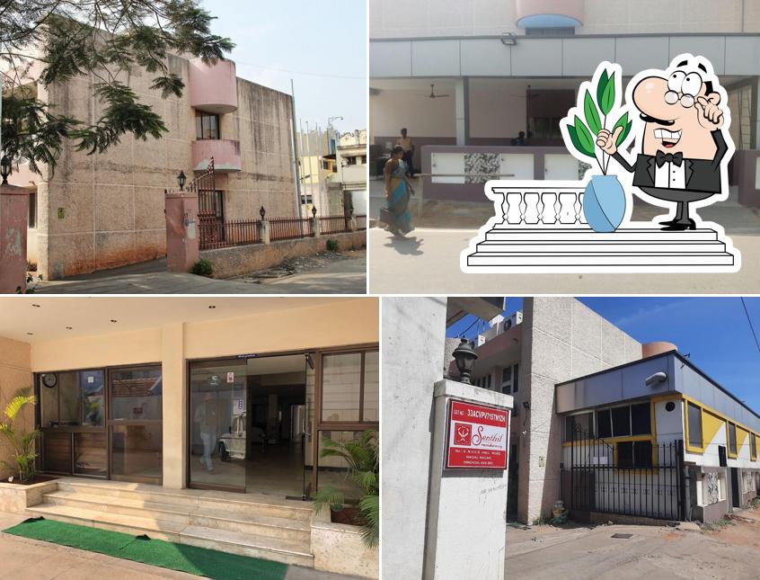 You can get some fresh air outside Senthil Residency