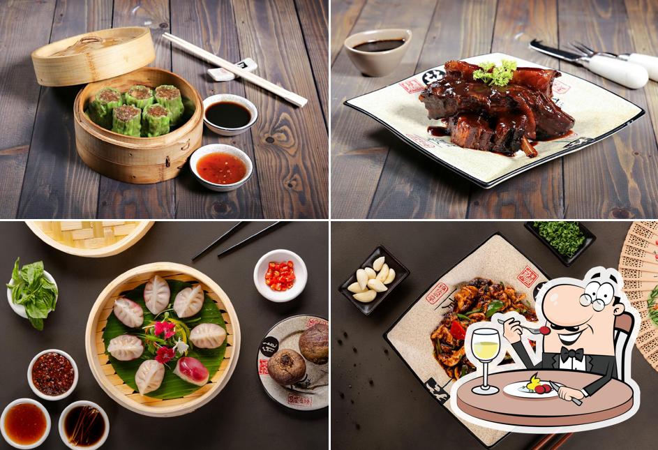 Food at Sidewok + Fez Restaurant
