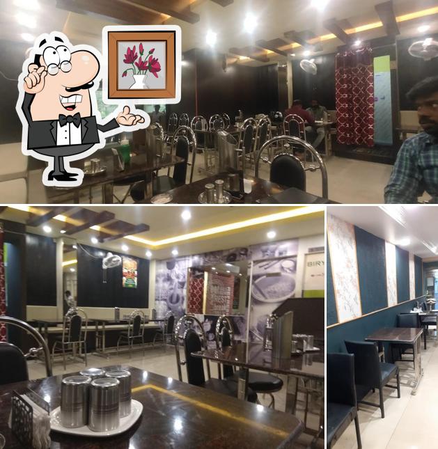 The interior of BIRYANI PARADISE