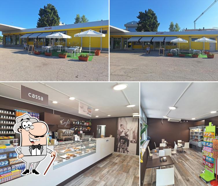 Dai un’occhiata alla foto che presenta la esterno e interni di Eni Cafe'