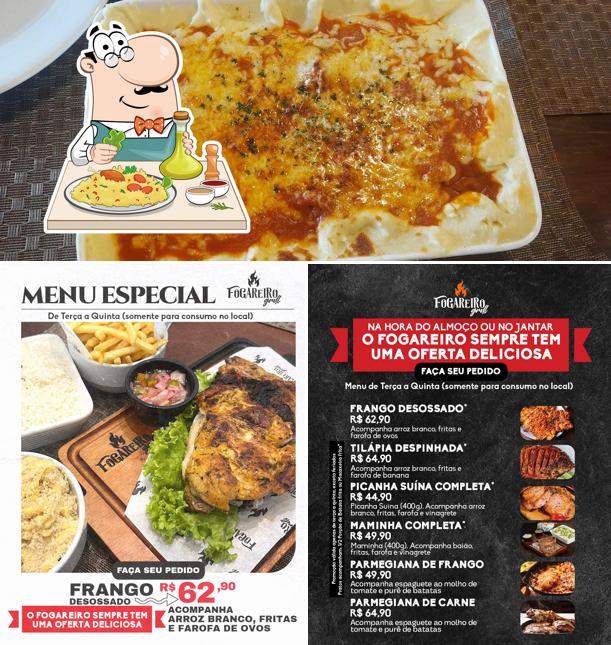 Platos en Fogareiro Grill