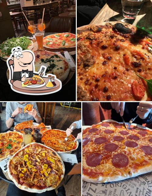 Prenez différents genres de pizzas