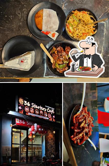 The restaurant's food and exterior