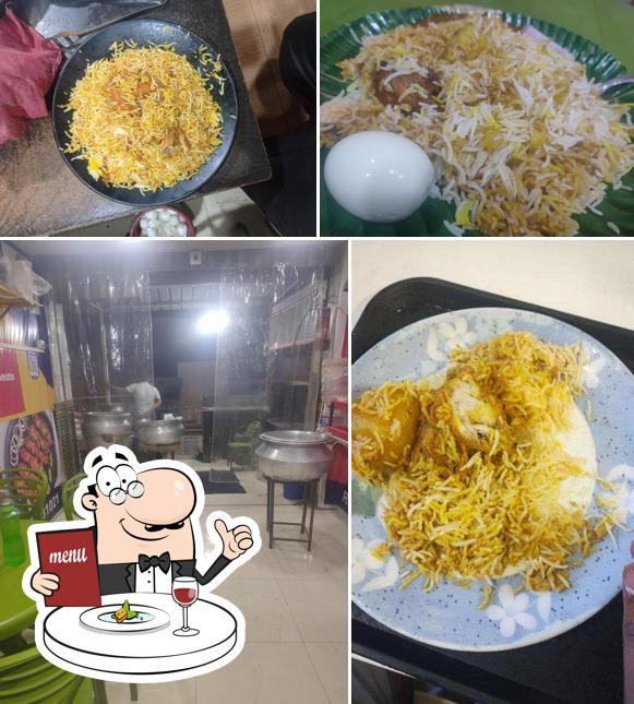 This is the picture displaying food and interior at Kolkata ARSALAN BIRYANI