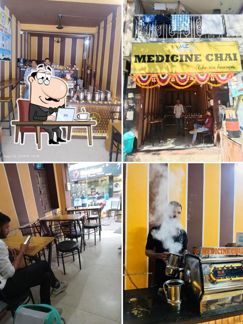 The interior of Medicine Chai