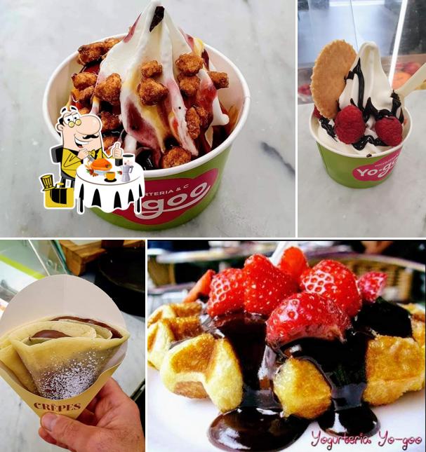 Cibo al Yogurteria gelateria cremeria Yo-goo da Andrea