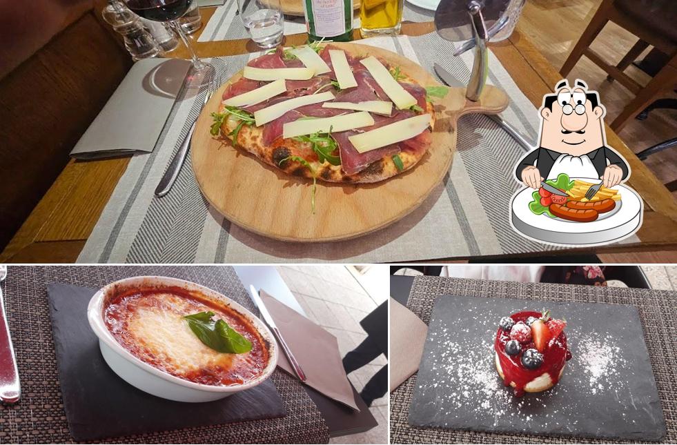 Creme brulee al Restaurant La Pinseria