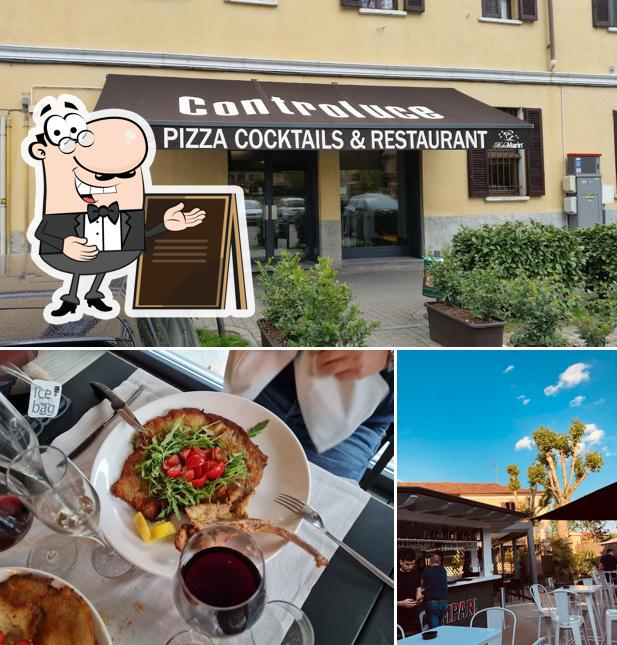 Goditi la vista dall'area esterna di Controluce