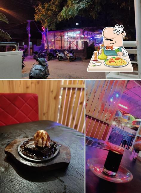 New Moonlight Cafe is distinguished by food and exterior