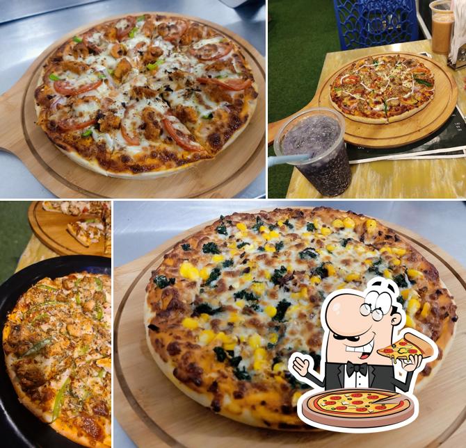 Order pizza at Happy Tummy KPHB
