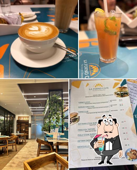 La Forno Cafe is distinguished by drink and interior