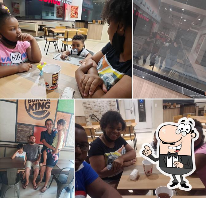 O interior do Burger King