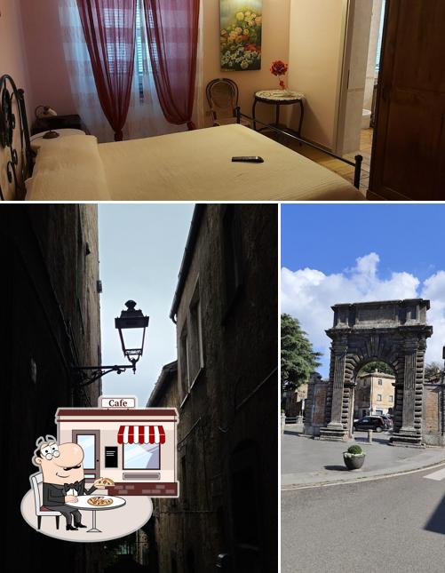 Questa è la immagine che presenta la esterno e interni di Hotel Ristorante Romantica Pucci
