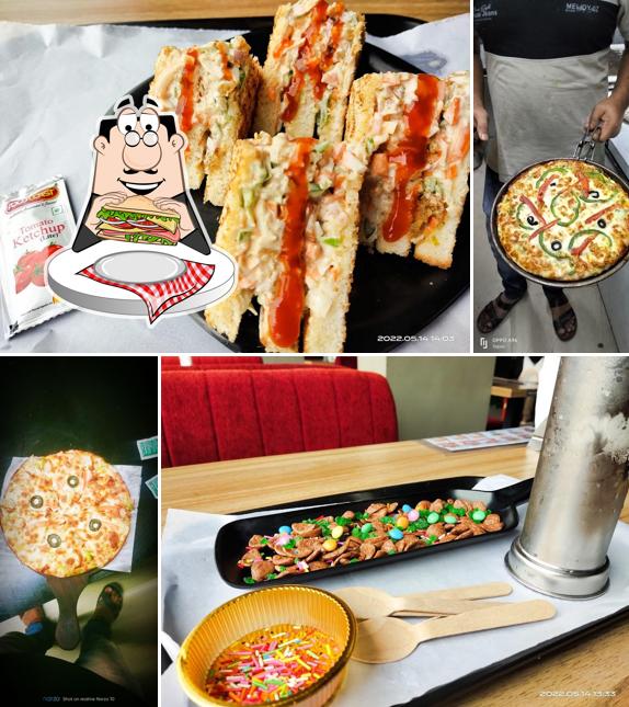 Club sandwich at Bekachi Restro Cafe