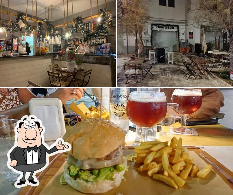 Guarda la immagine che presenta la interni e cittadini di Ham & Beer