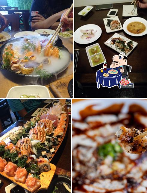 Sashimi em Ryoko Sushi