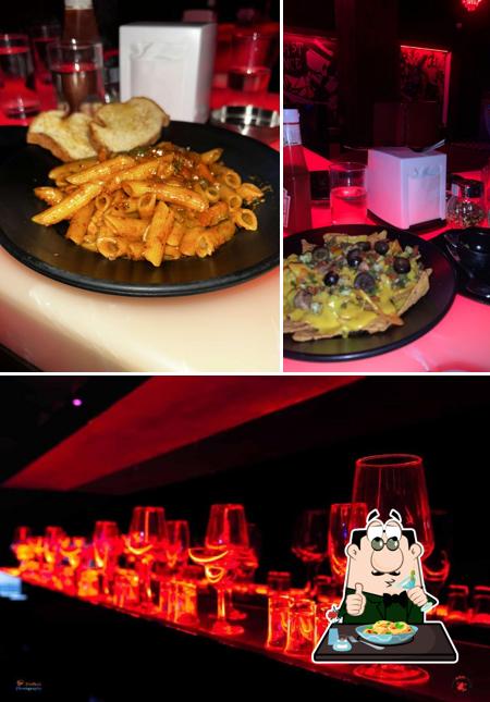 The restaurant's food and beverage