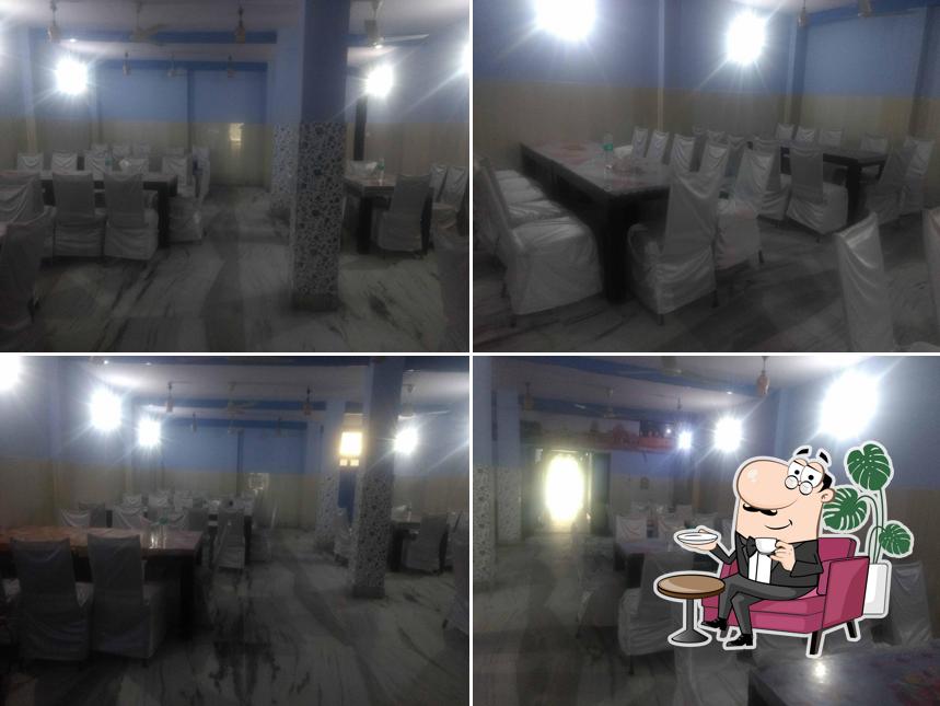 Check out how Dal Bati Churma Restaurant - Hotel Malak Mahal Palace looks inside