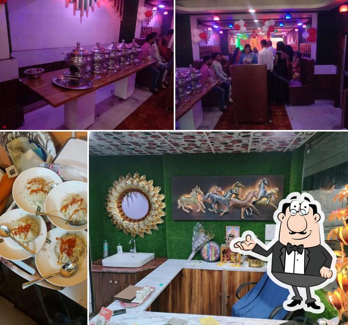 Take a seat at one of the tables at Haveli Restaurant