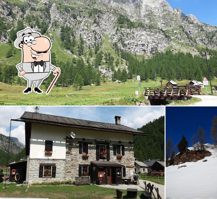 Goditi la vista dagli esterni di Locanda Punta Fizzi