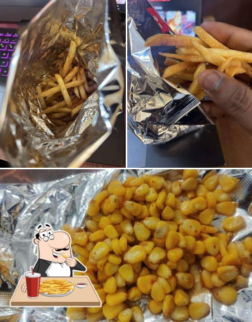 French fries at Wow Burger & Rolls