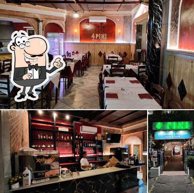 La interni e esterno del ristorante