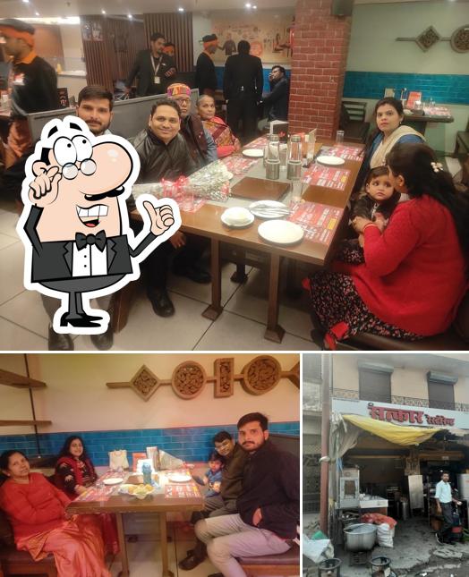 The interior of Shri Satkar Restaurant