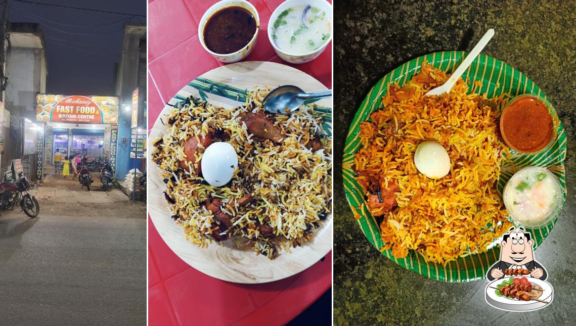 Meals at Mohanty fast food and biryani
